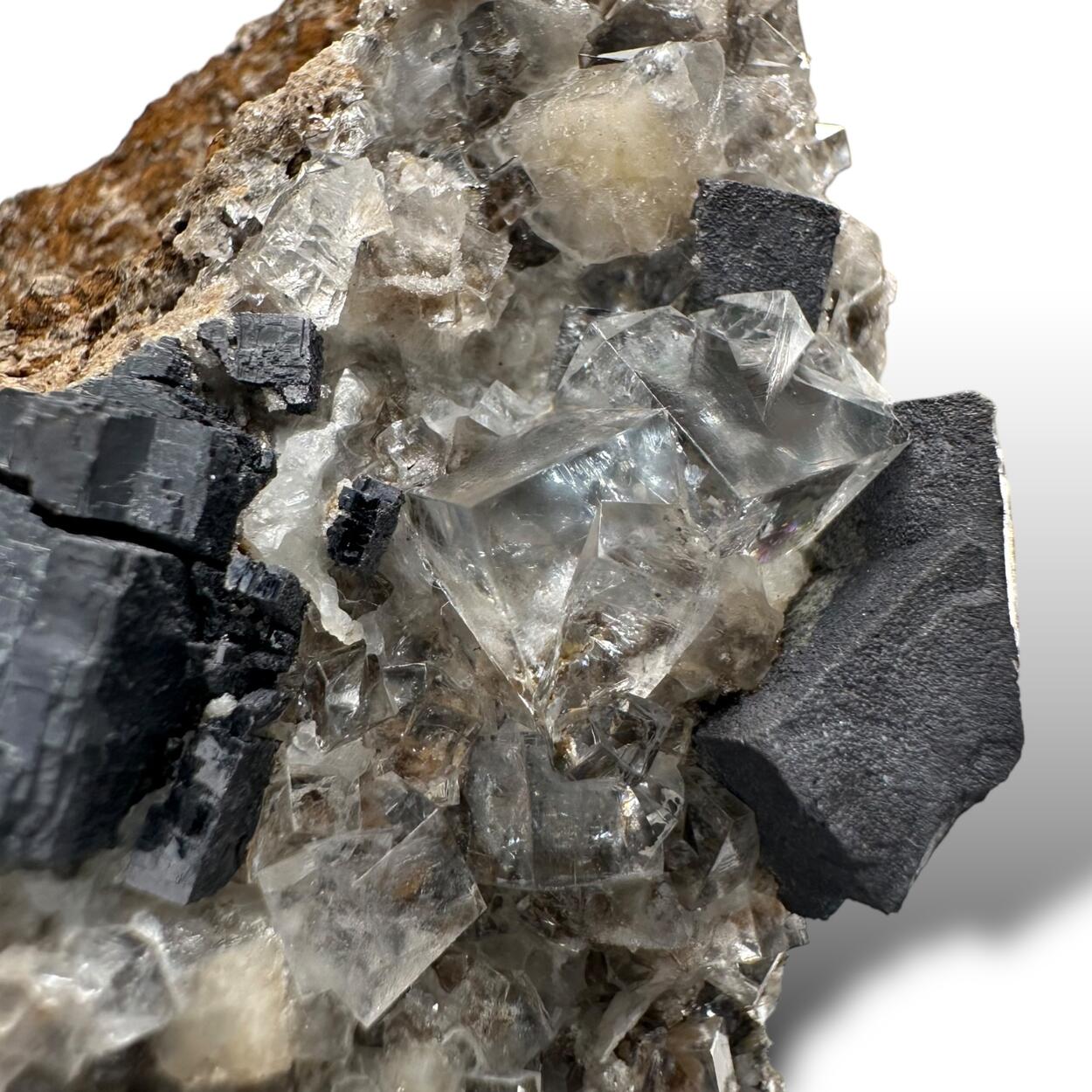 Galena With Fluorite & Calcite