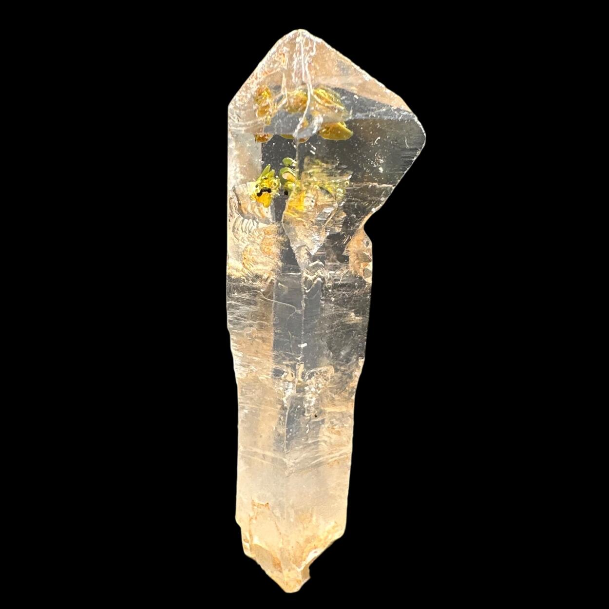 Quartz Sceptre With Petroleum Inclusions