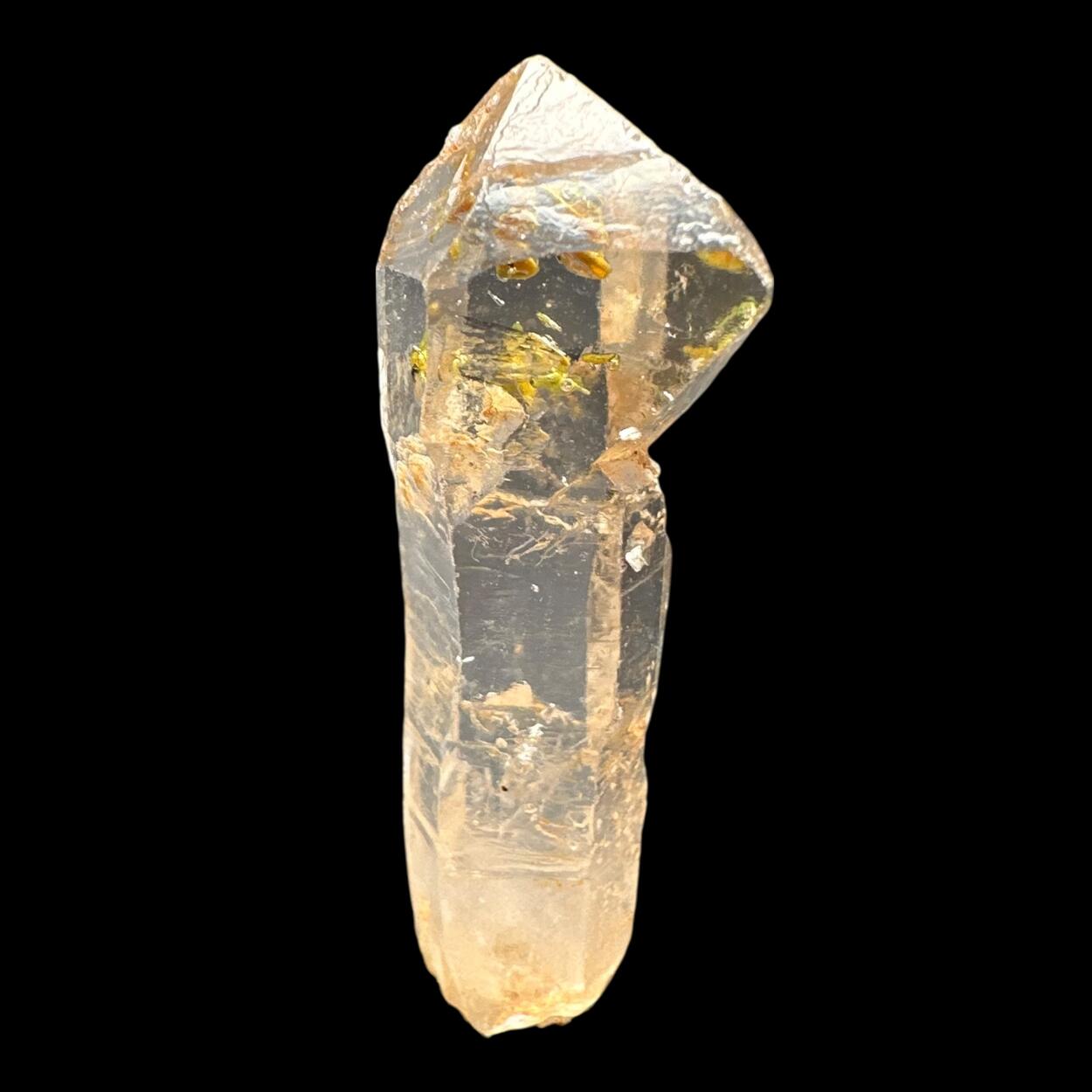 Quartz Sceptre With Petroleum Inclusions
