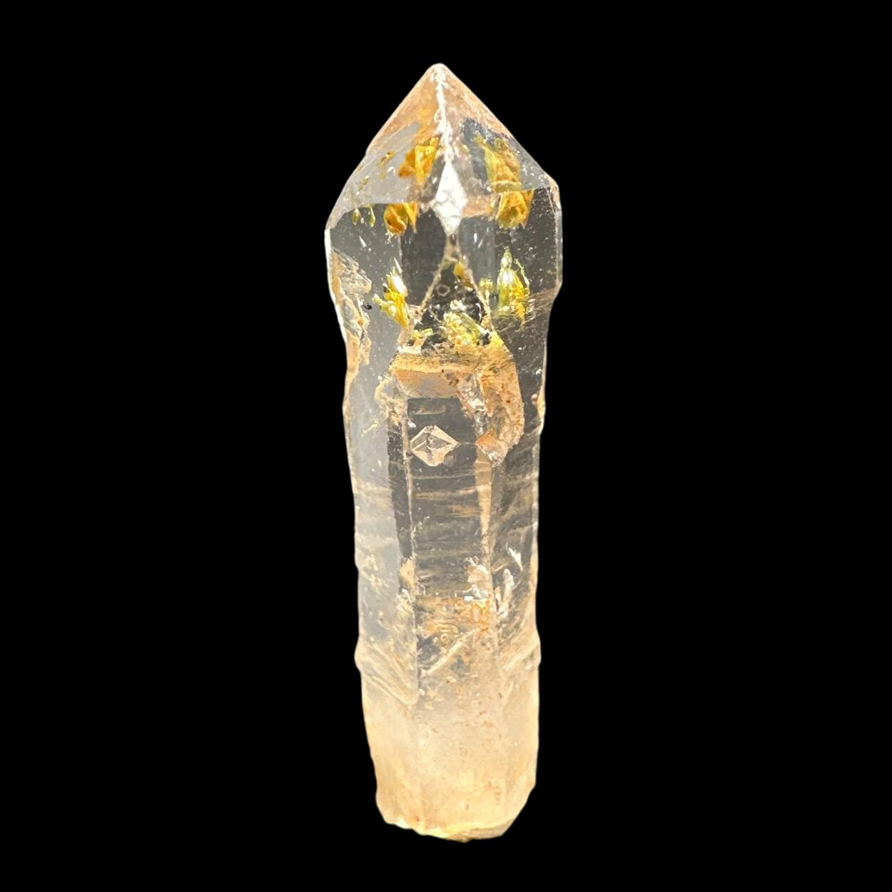Quartz Sceptre With Petroleum Inclusions