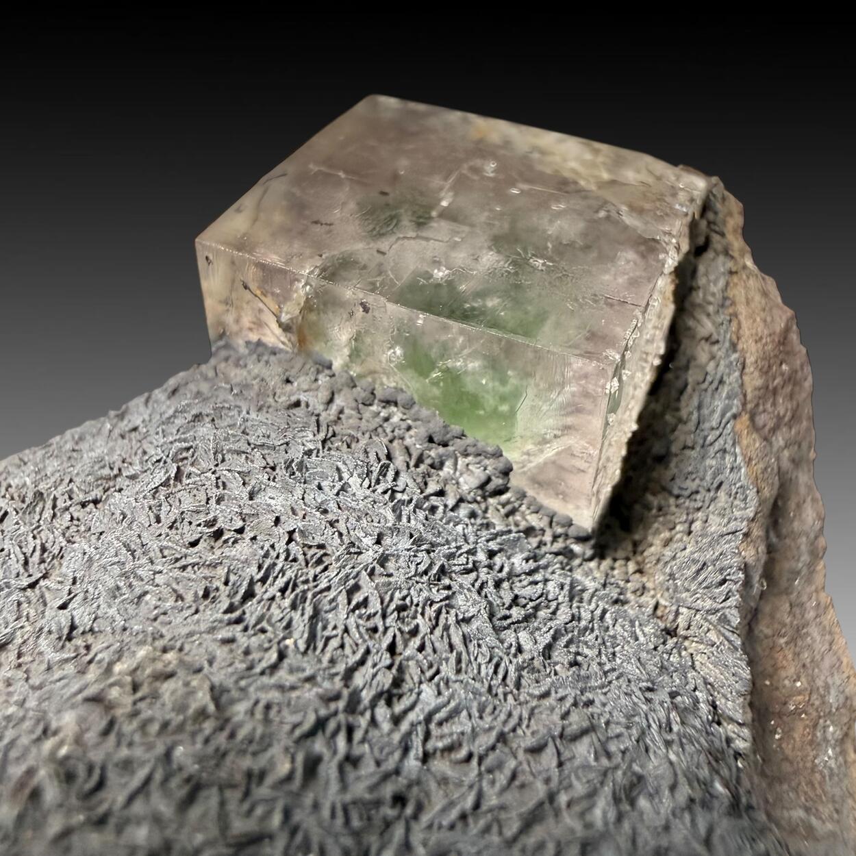 Fluorite On Siderite