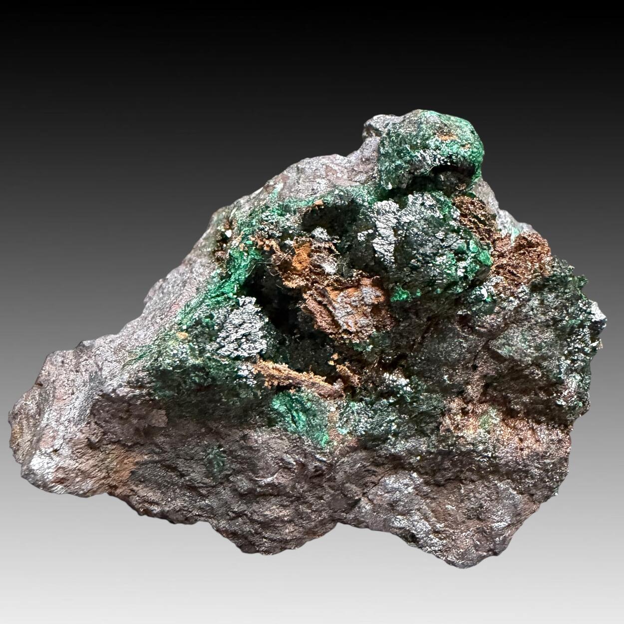Malachite With Goethite