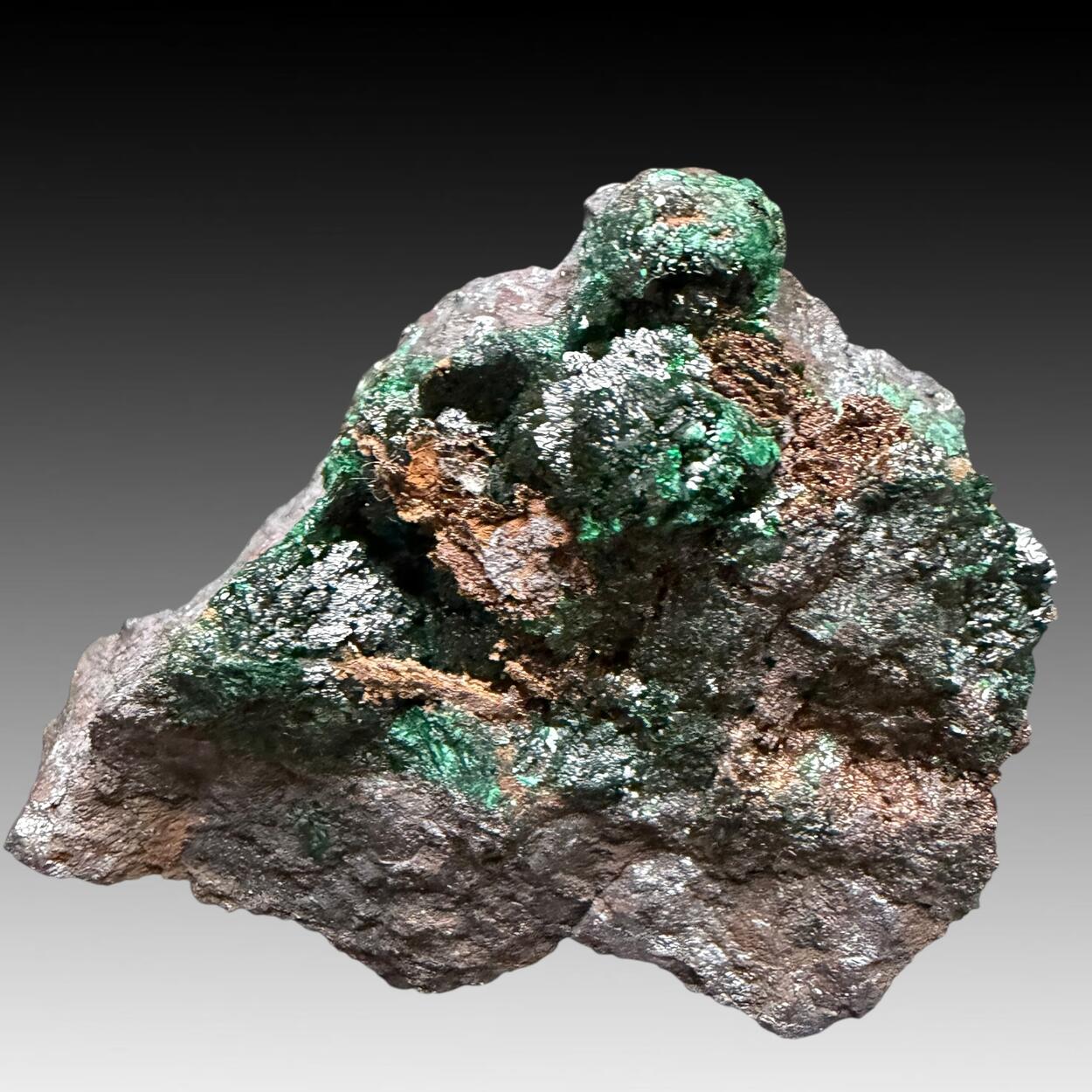 Malachite With Goethite