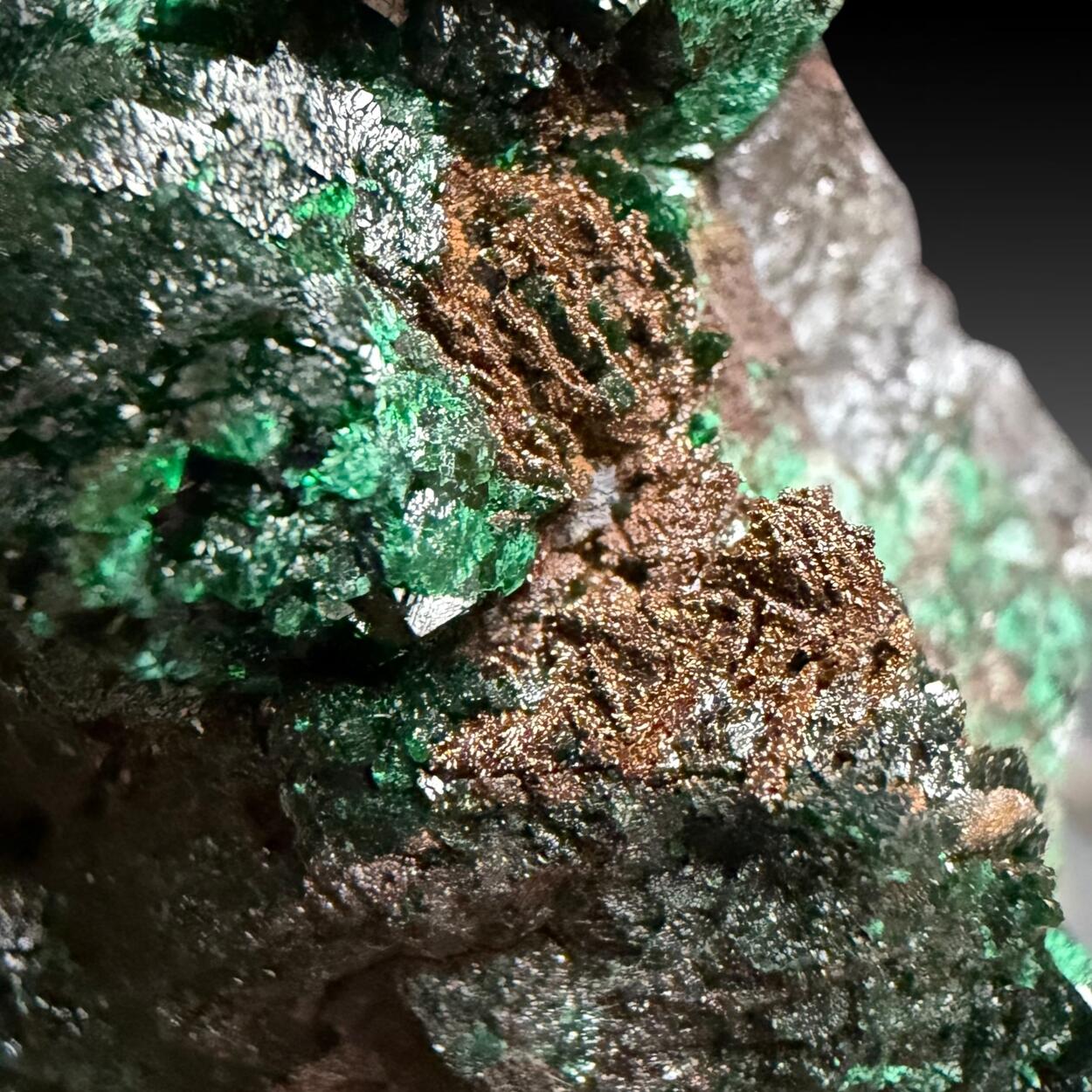Malachite With Goethite