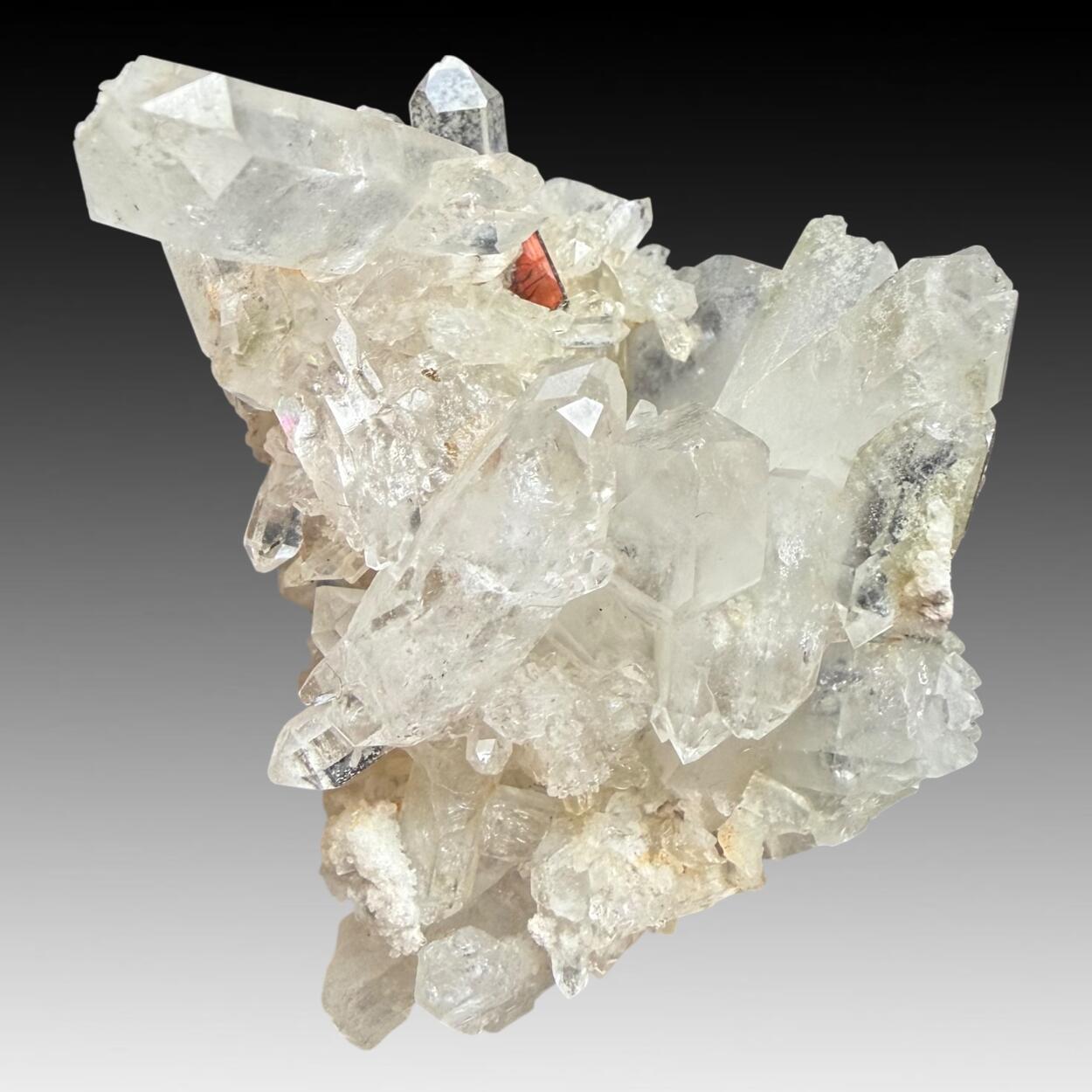 Brookite With Quartz