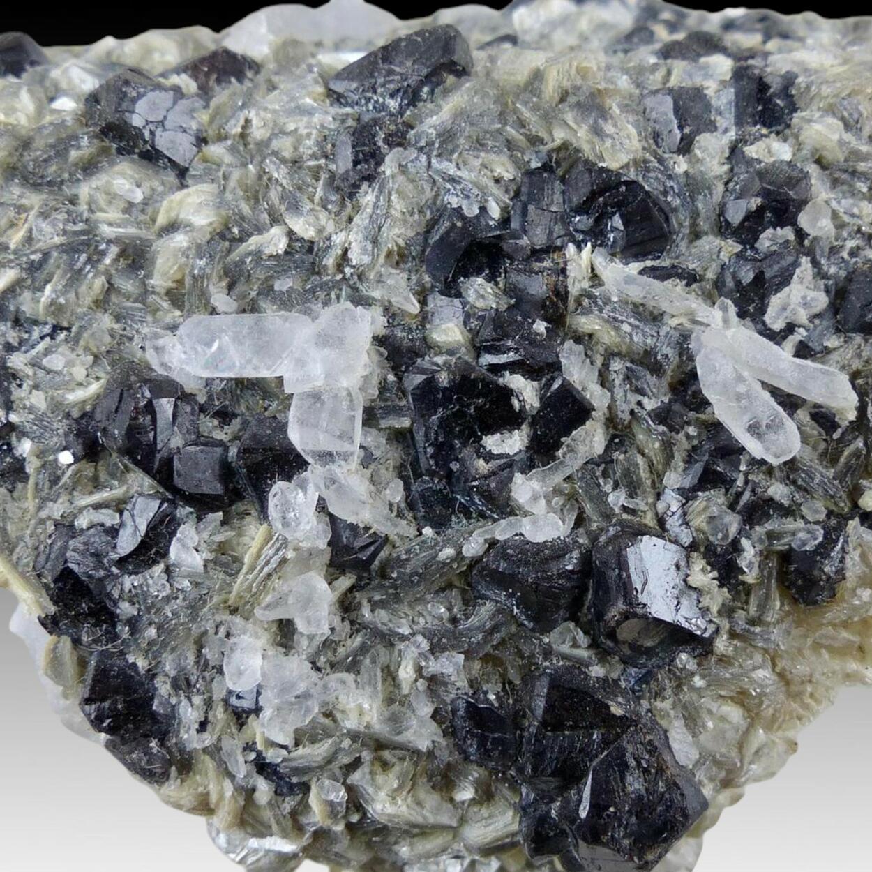 Cassiterite On Quartz