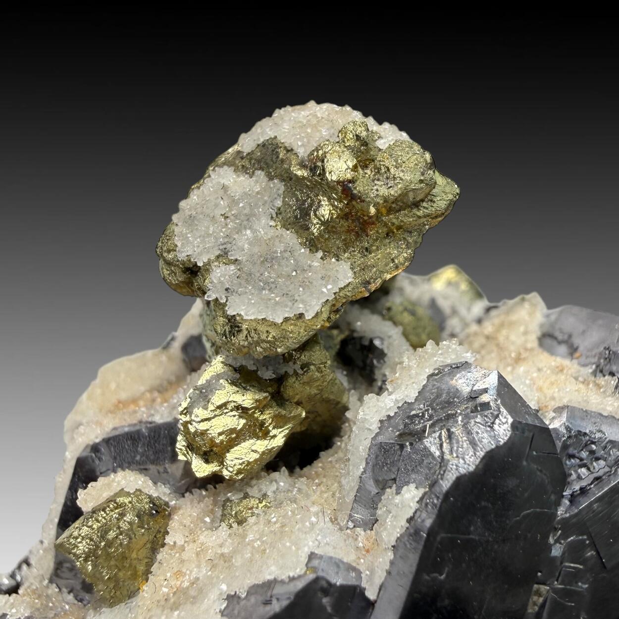 Galena Chalcopyrite Quartz & Sphalerite
