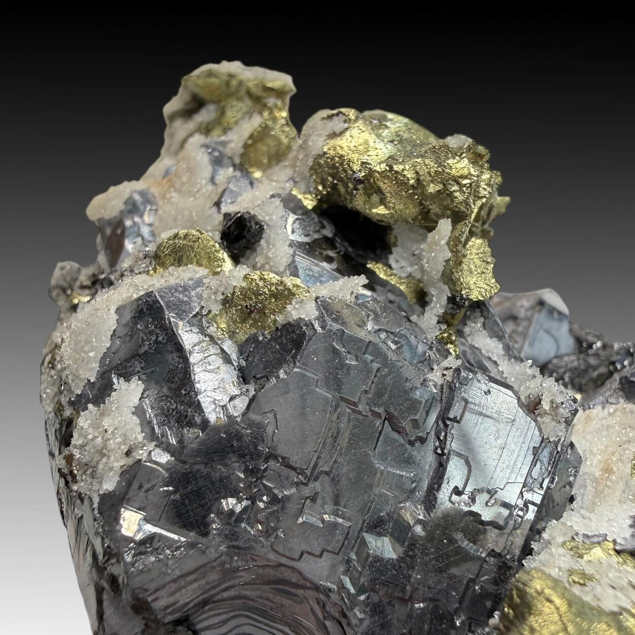 Galena Chalcopyrite Quartz & Sphalerite