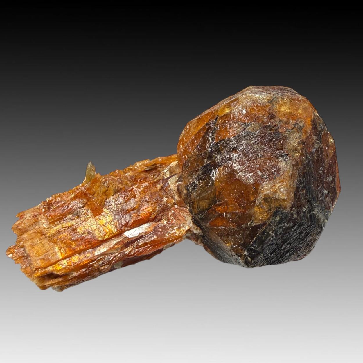 Spessartine On Kyanite