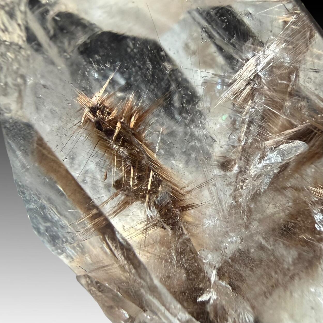 Quartz With Brookite & Rutile Inclusions