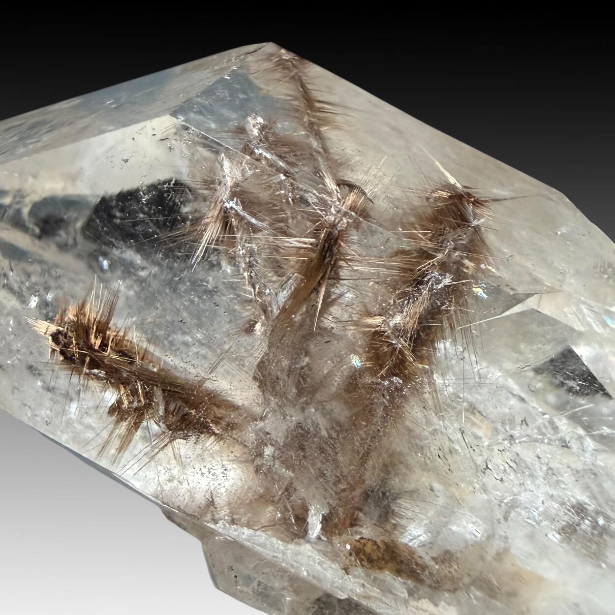 Quartz With Brookite & Rutile Inclusions