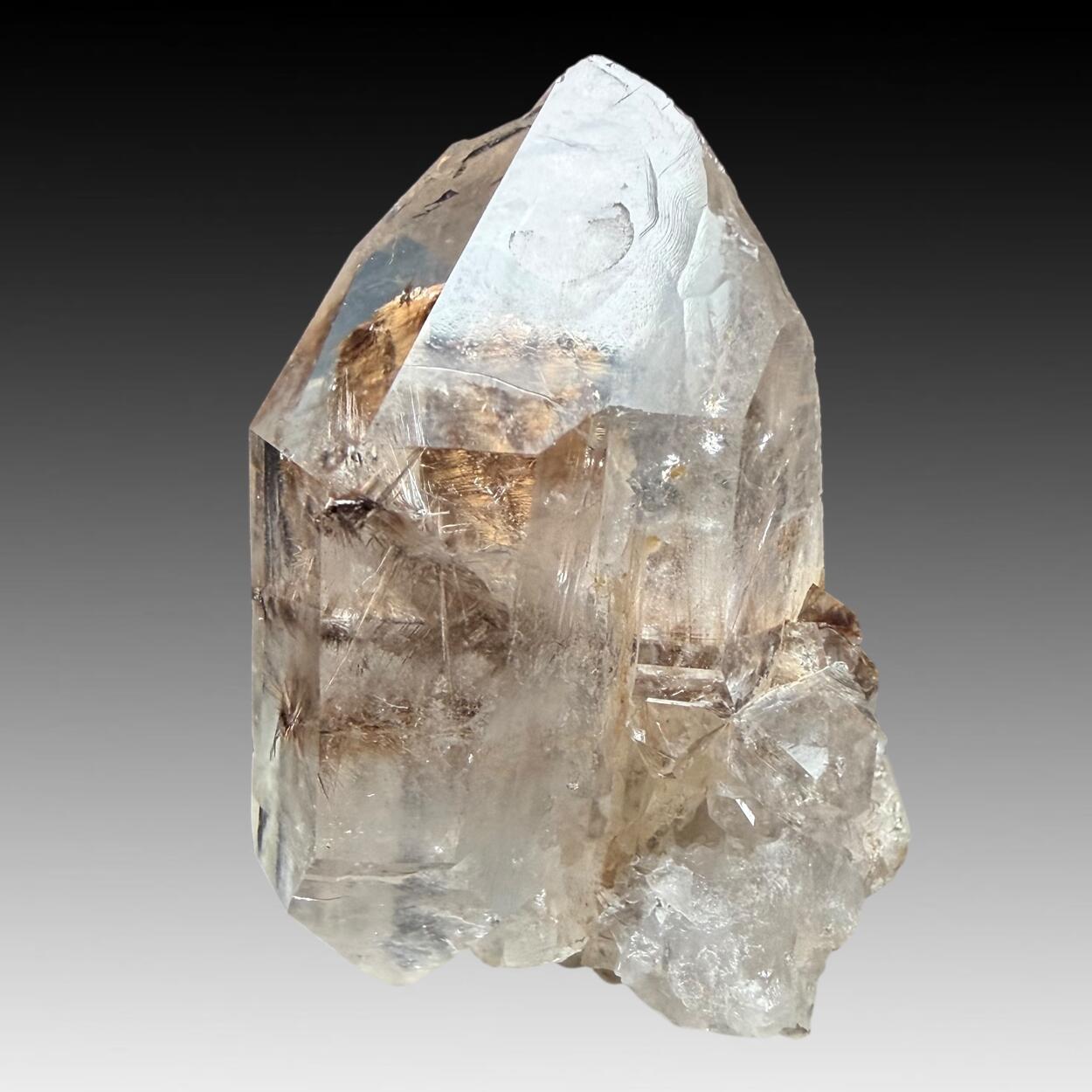 Quartz With Brookite & Rutile Inclusions