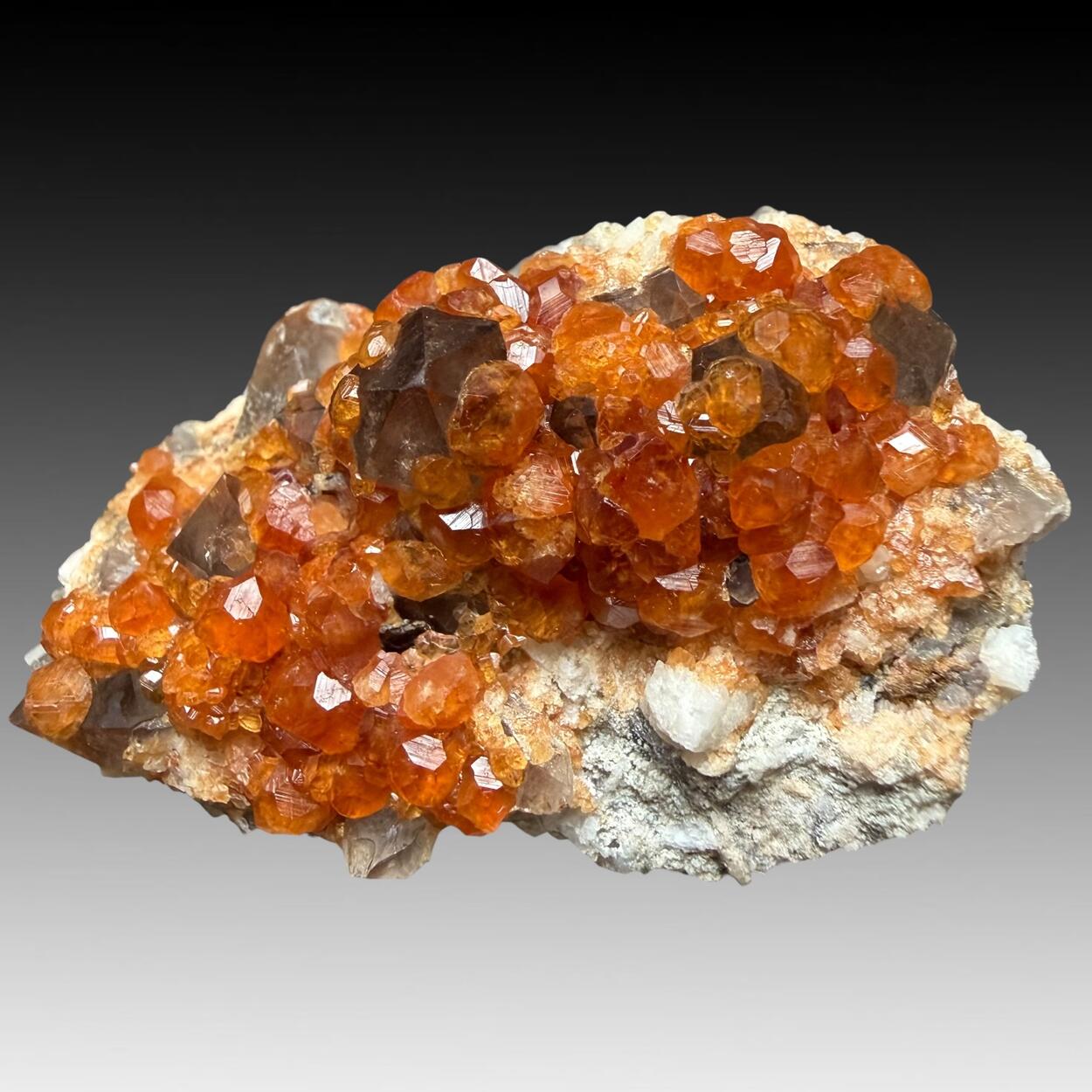Spessartine & Smoky Quartz