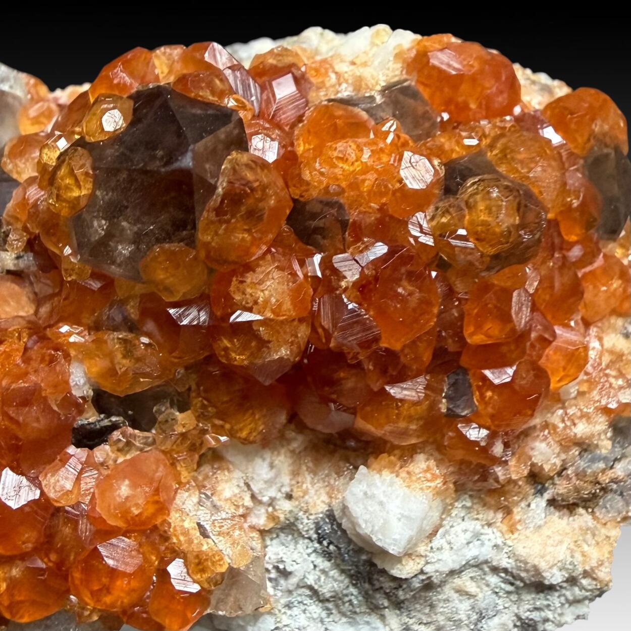 Spessartine & Smoky Quartz