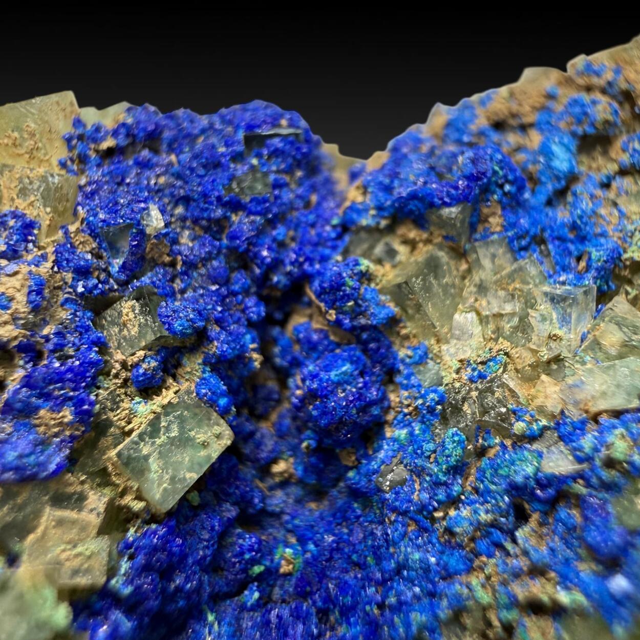 Azurite & Fluorite