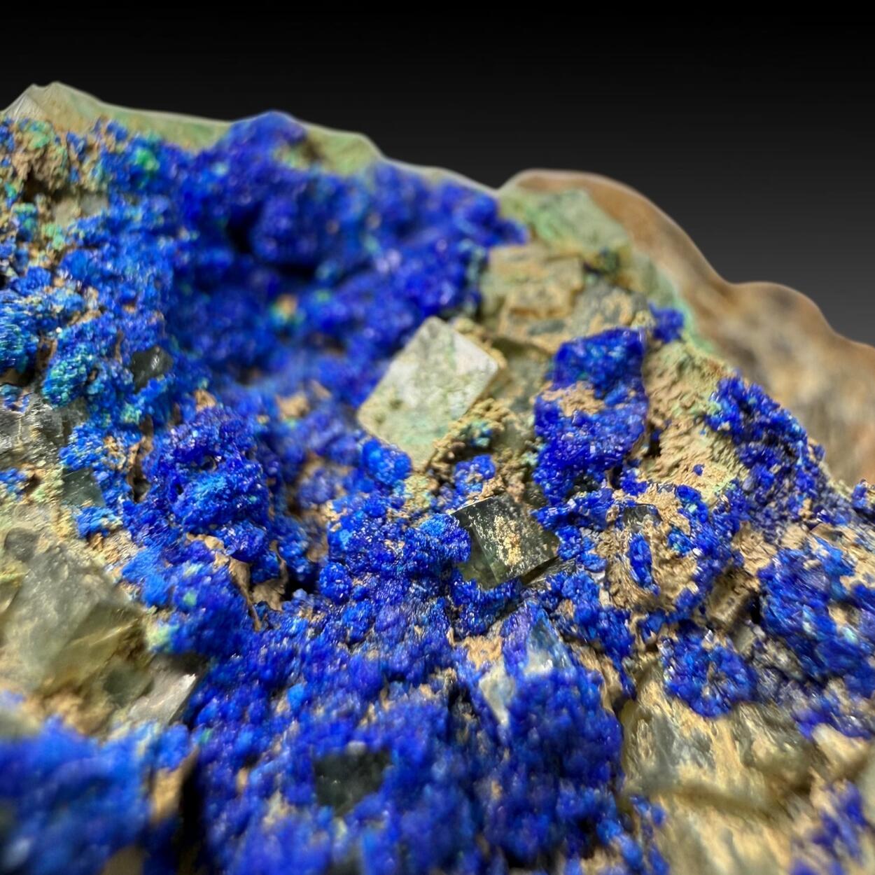 Azurite & Fluorite