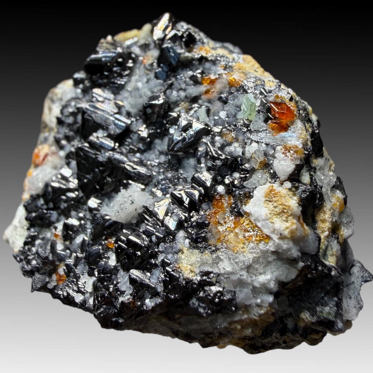 Magnetite With Chondrodite