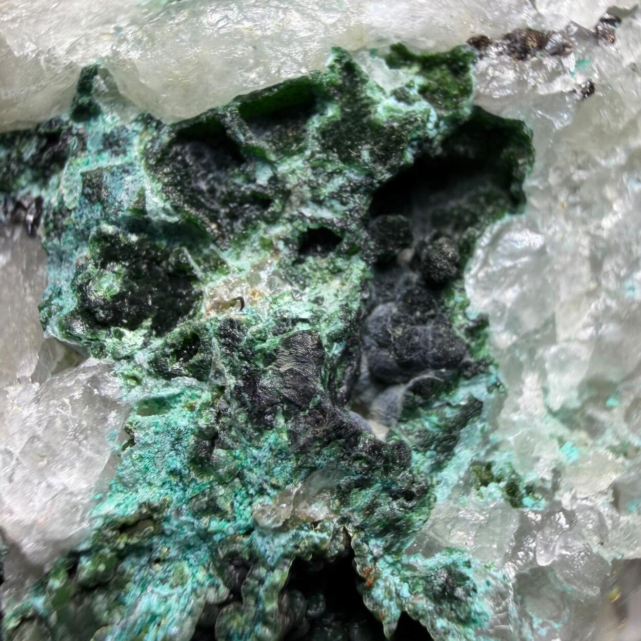Libethenite & Pseudomalachite