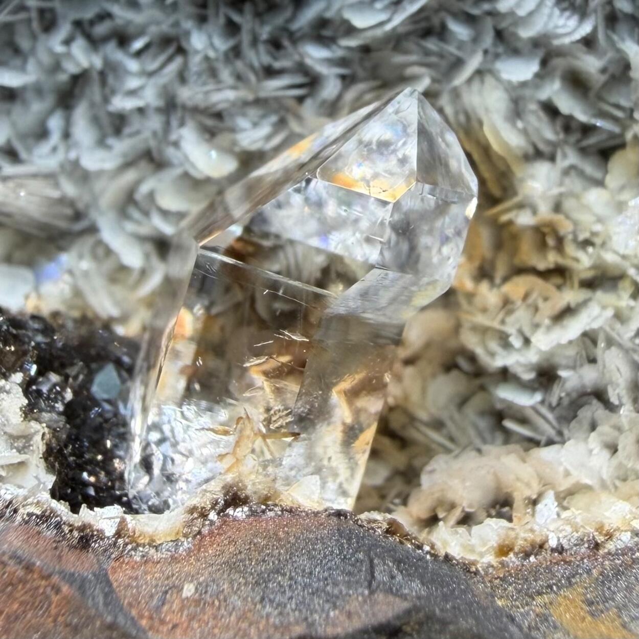 Quartz Sceptre & Ankerite