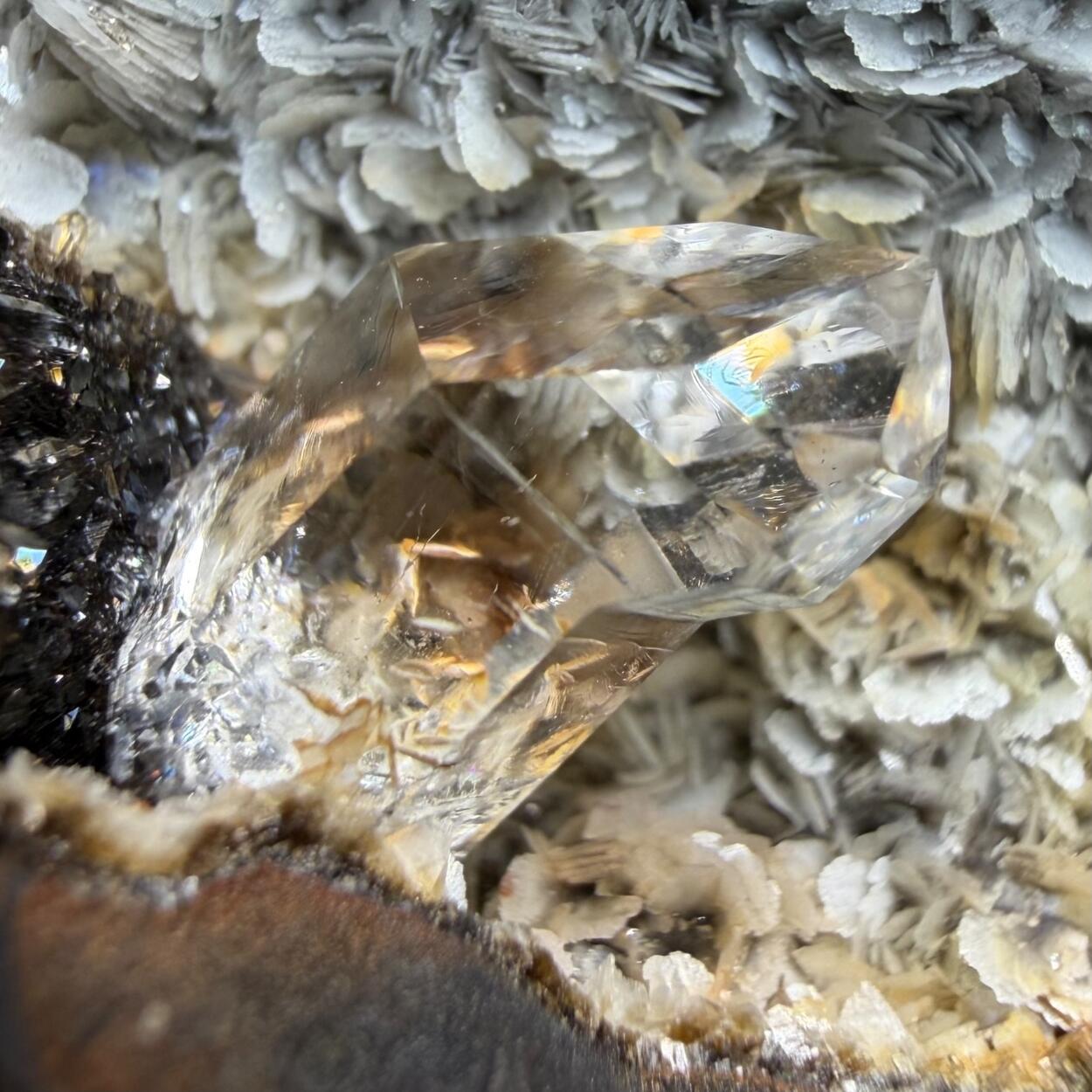 Quartz Sceptre & Ankerite