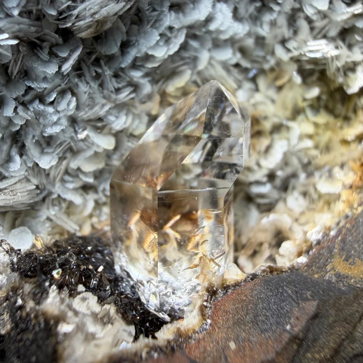 Quartz Sceptre & Ankerite