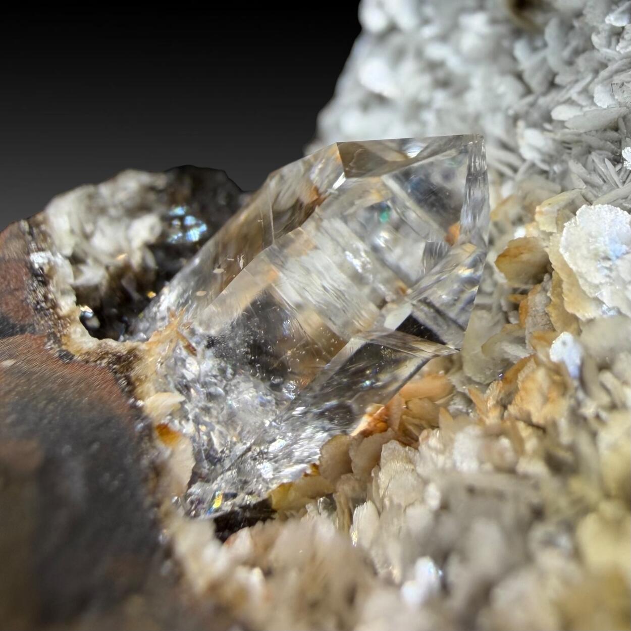 Quartz Sceptre & Ankerite