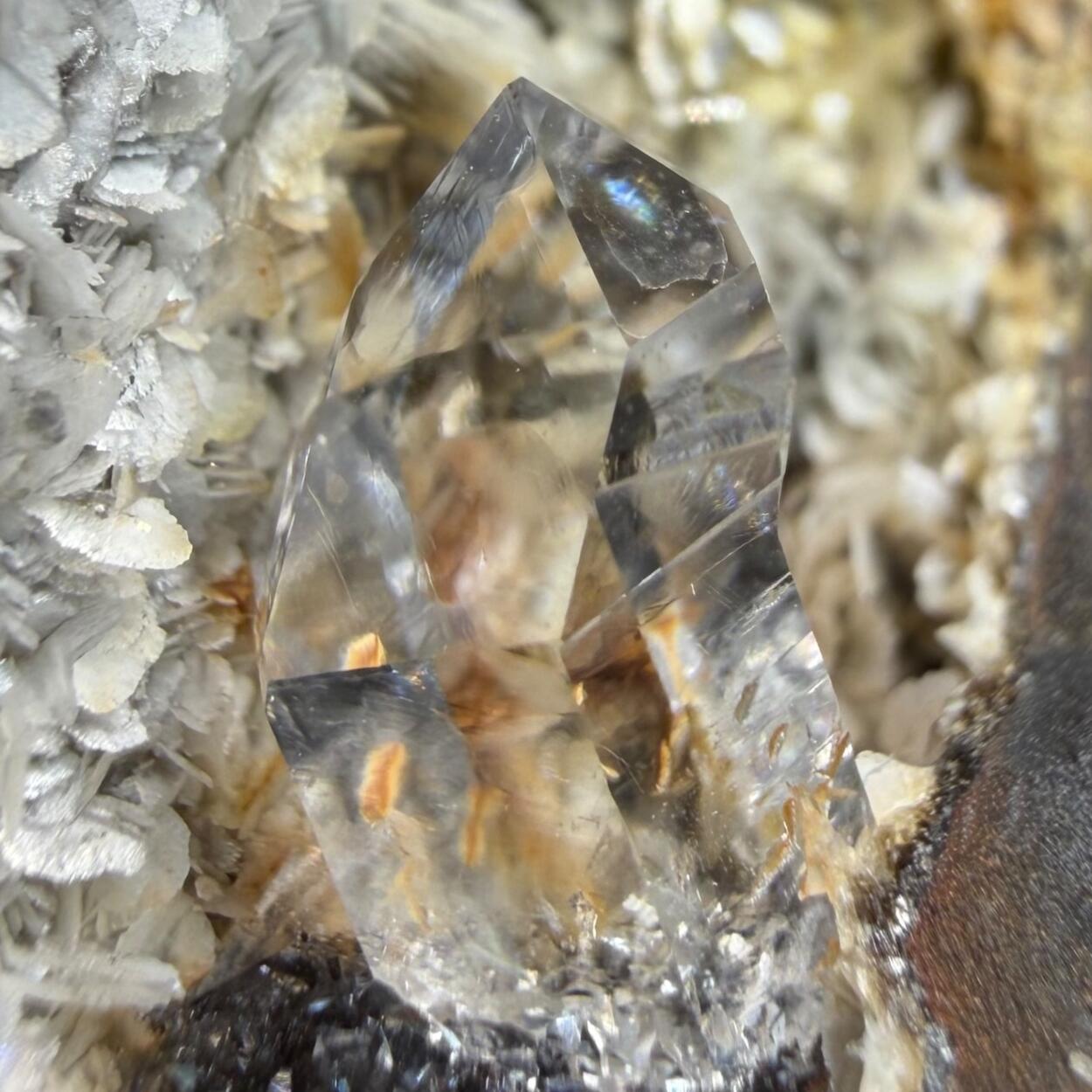 Quartz Sceptre & Ankerite