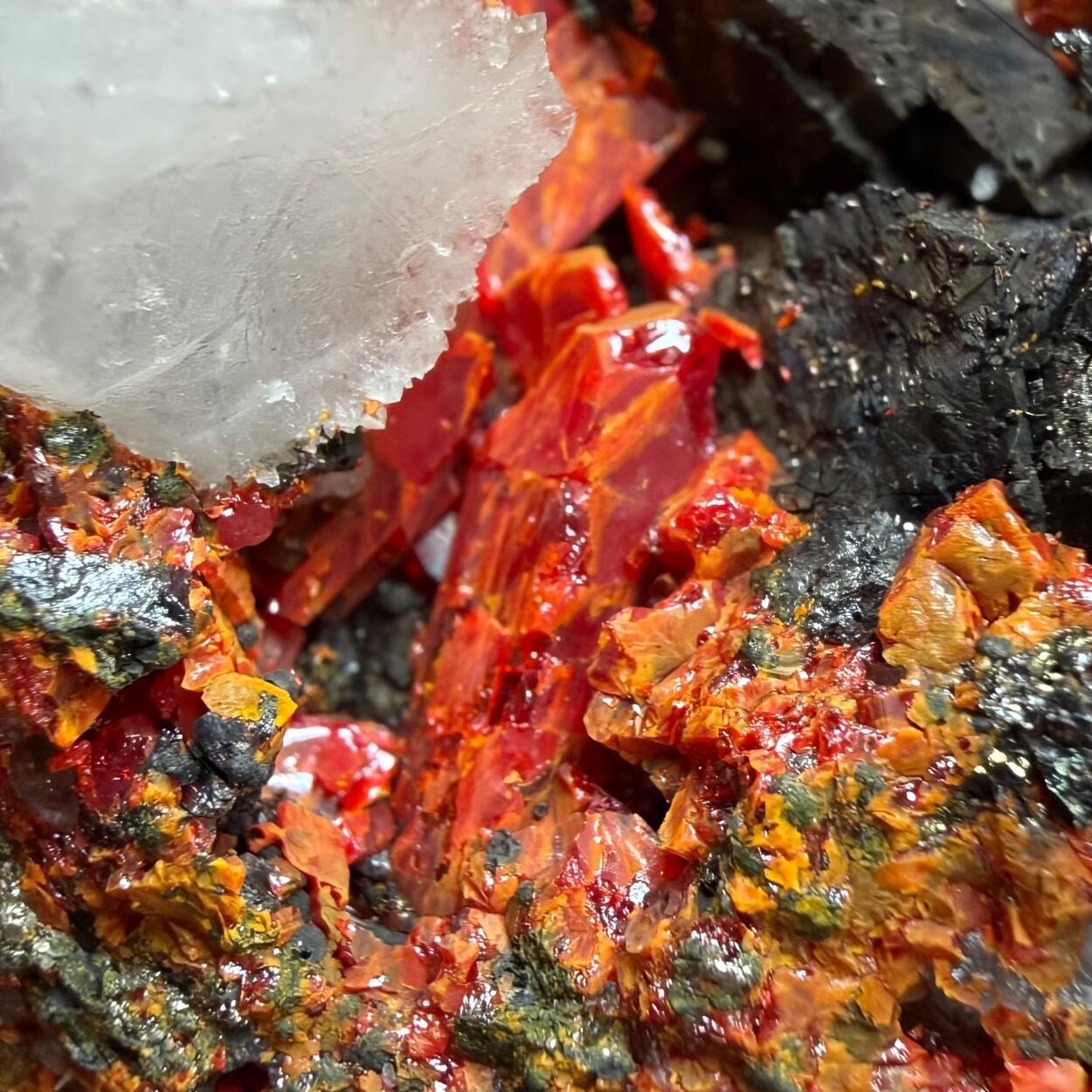 Realgar Sphalerite & Quartz