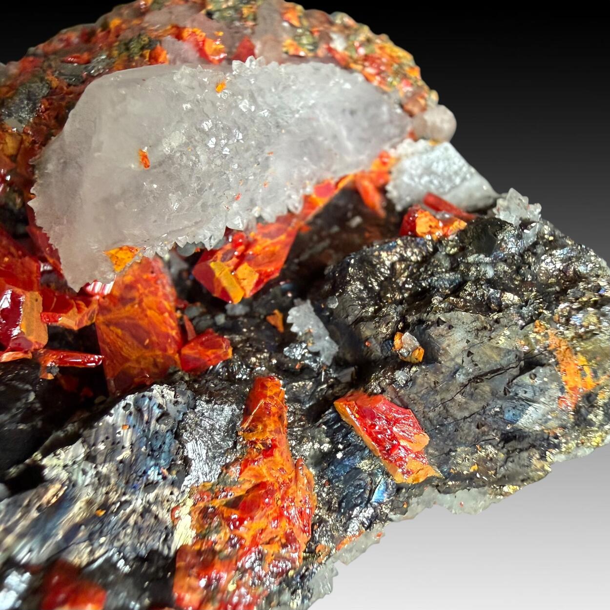 Realgar Sphalerite & Quartz
