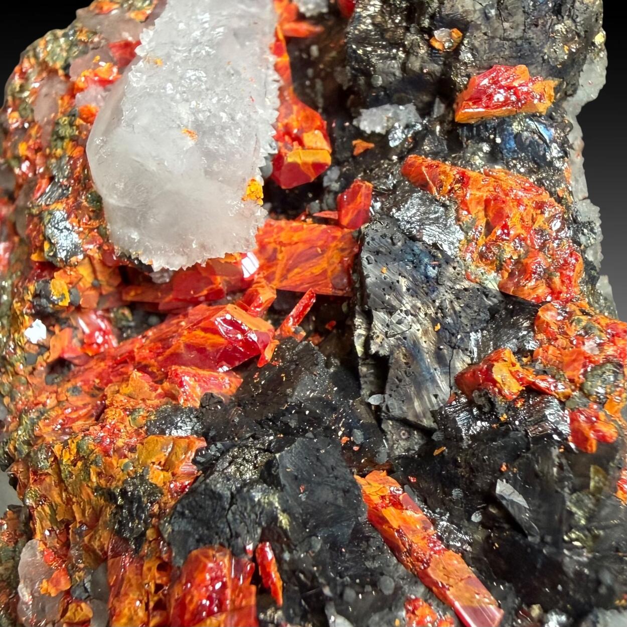 Realgar Sphalerite & Quartz