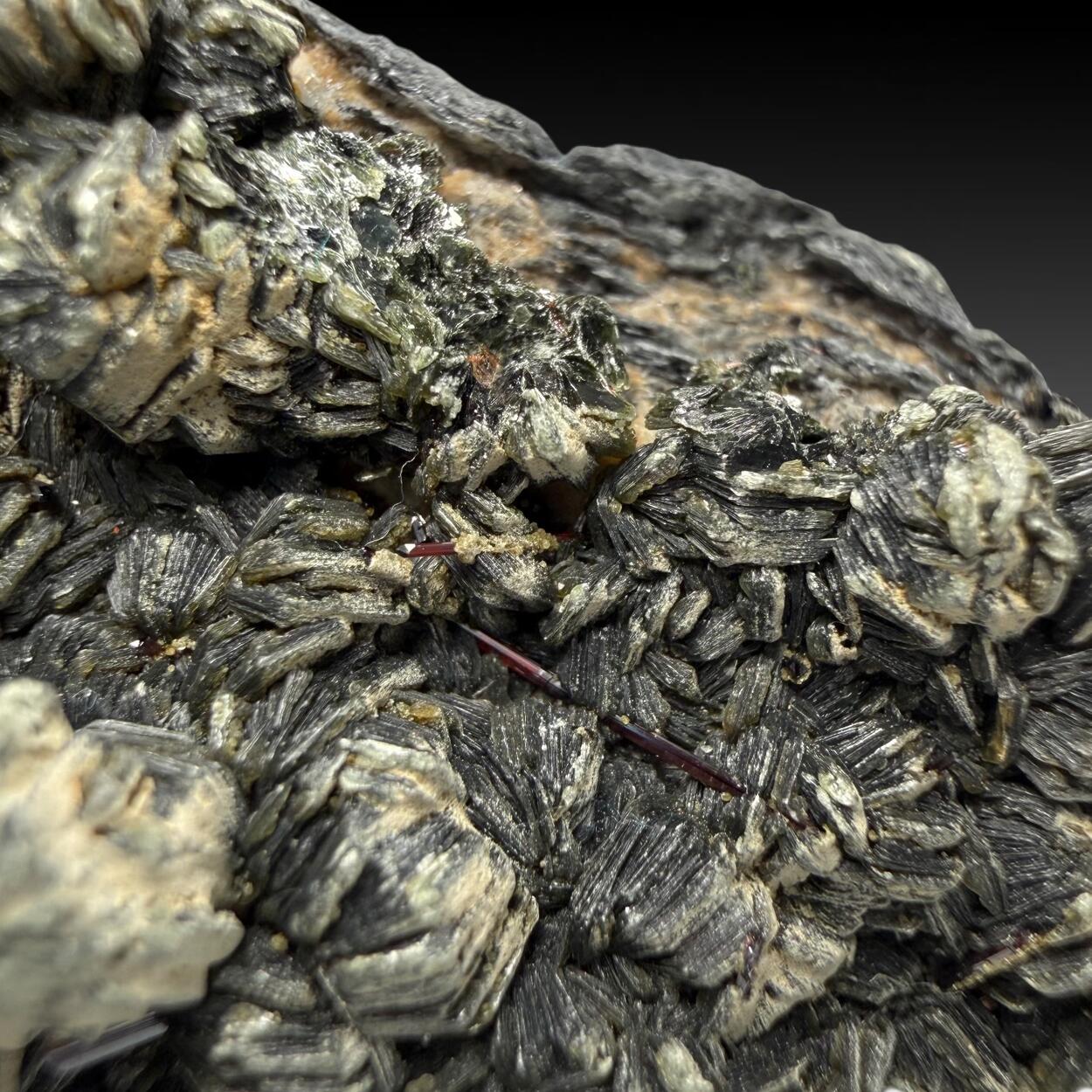 Clinochlore & Rutile