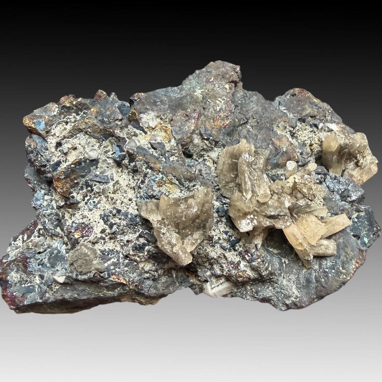 Baryte & Chalcopyrite