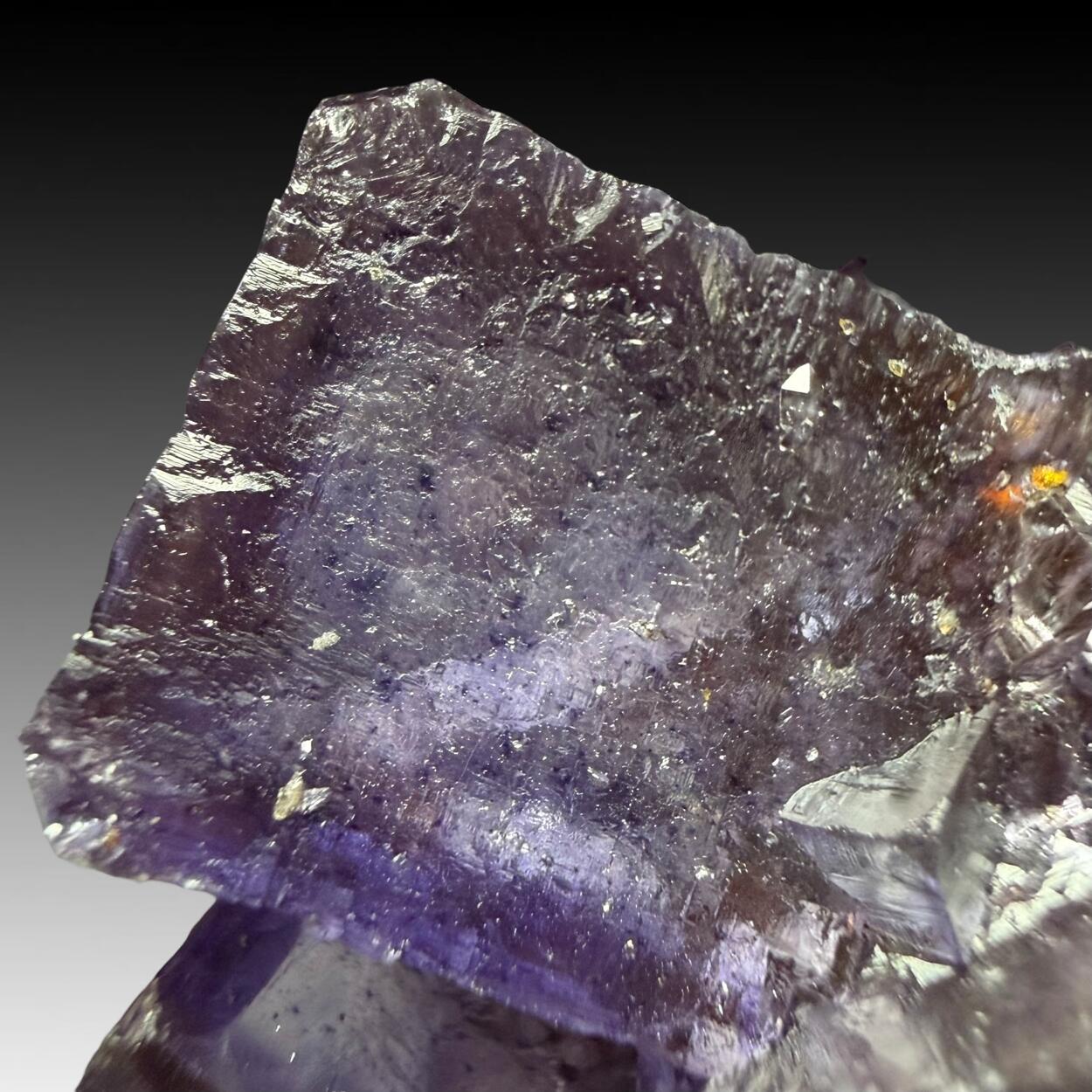 Fluorite On Sphalerite