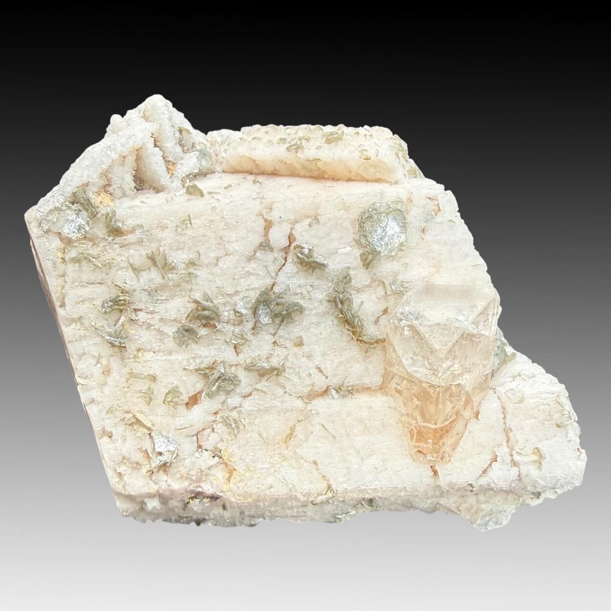 Topaz On Microcline