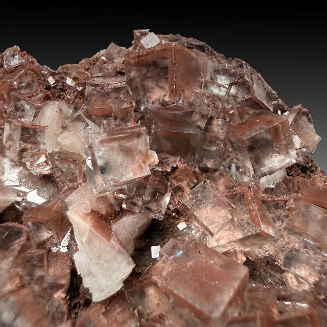 Fluorite With Hematite Inclusions