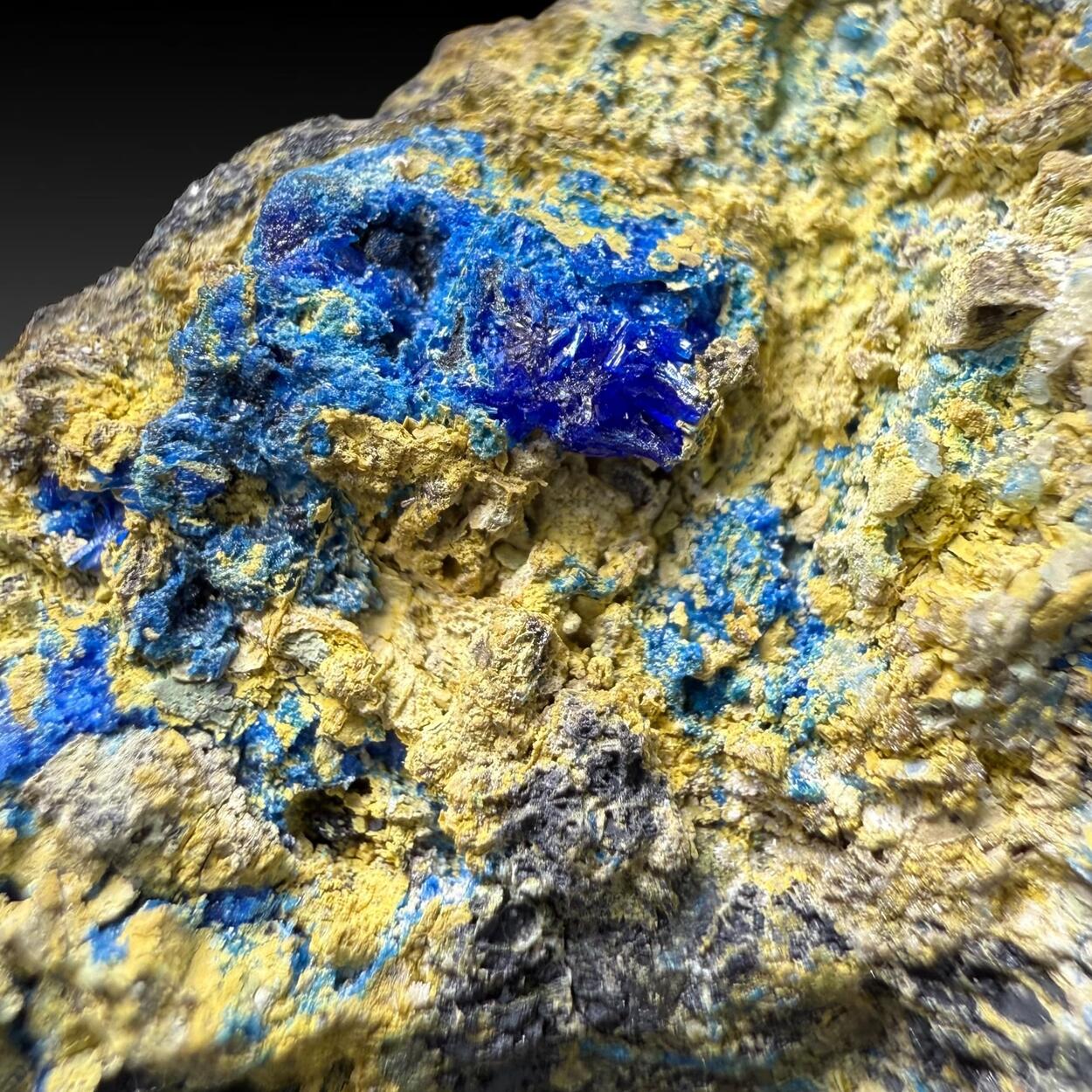 Linarite On Beaverite-(Cu)