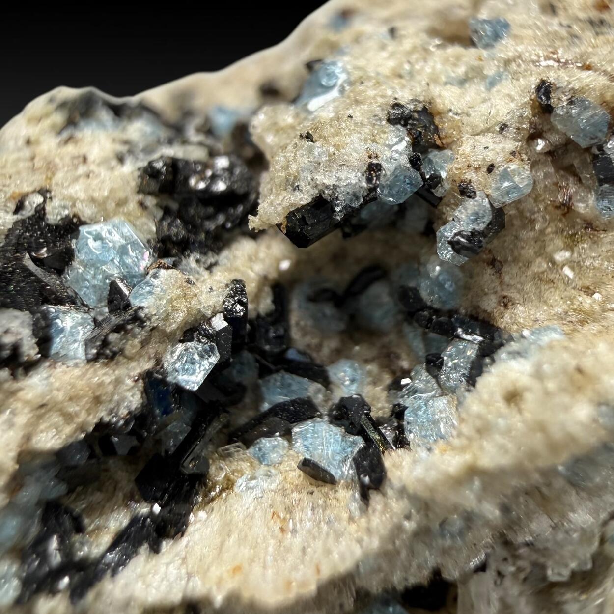 Haüyne With Pyroxene Group