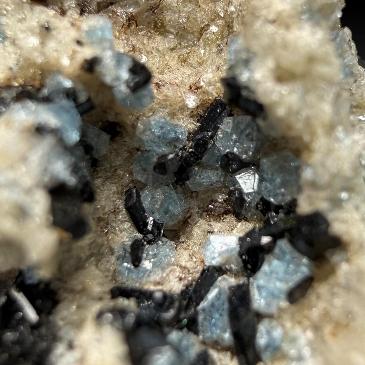 Haüyne With Pyroxene Group