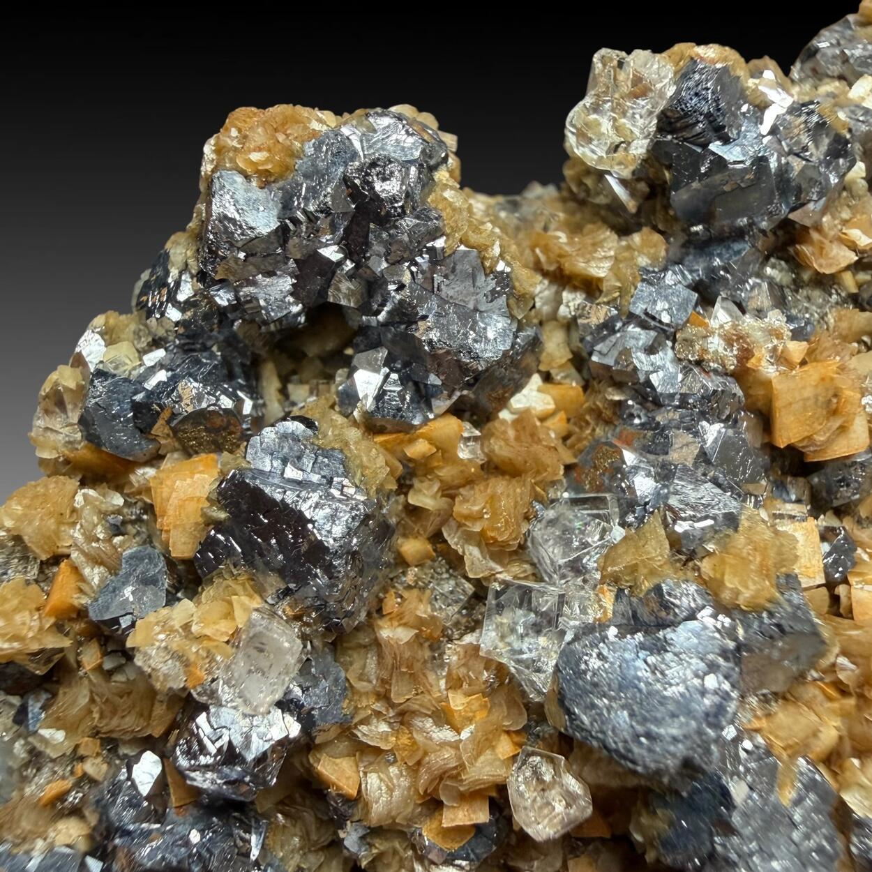 Galena Siderite & Fluorite