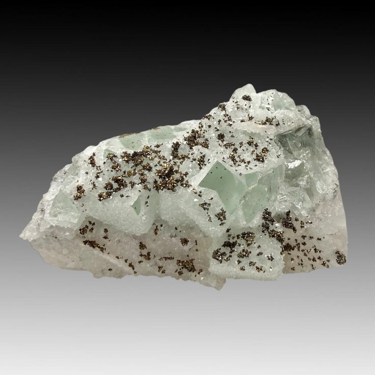 Fluorite With Chalcopyrite