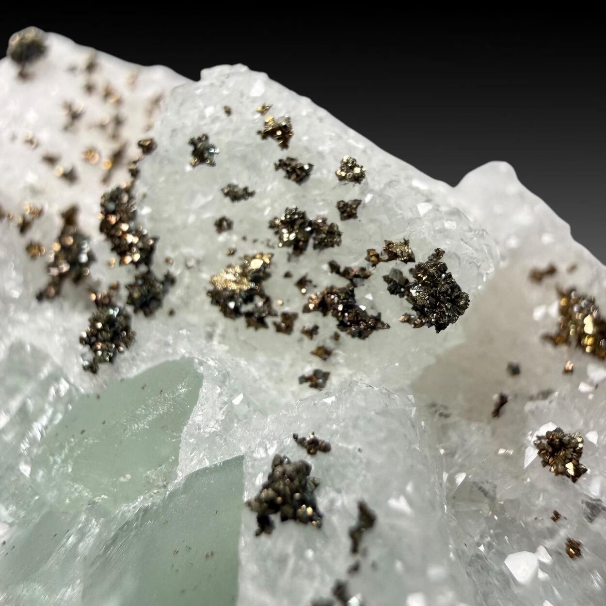 Fluorite With Chalcopyrite