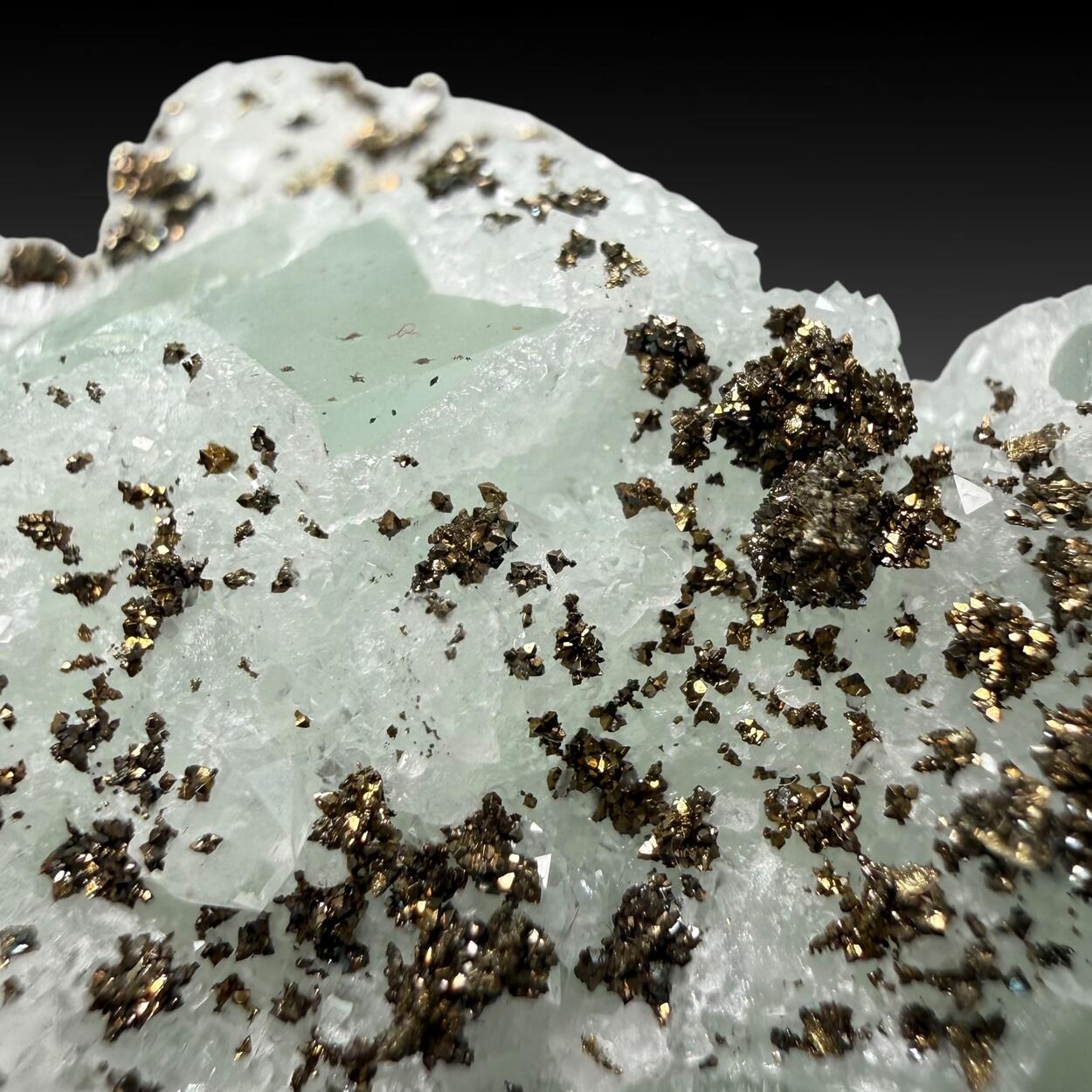 Fluorite With Chalcopyrite