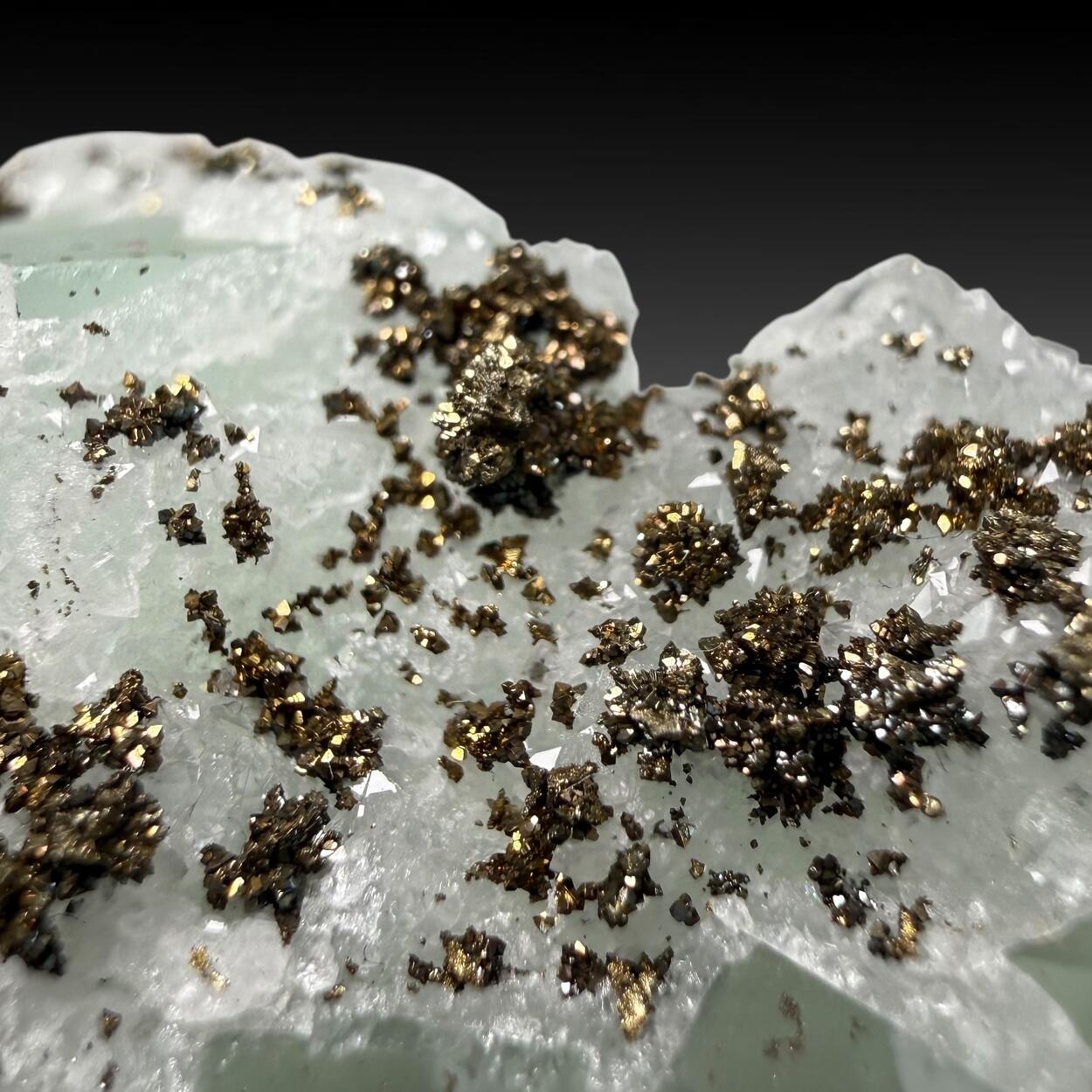 Fluorite With Chalcopyrite