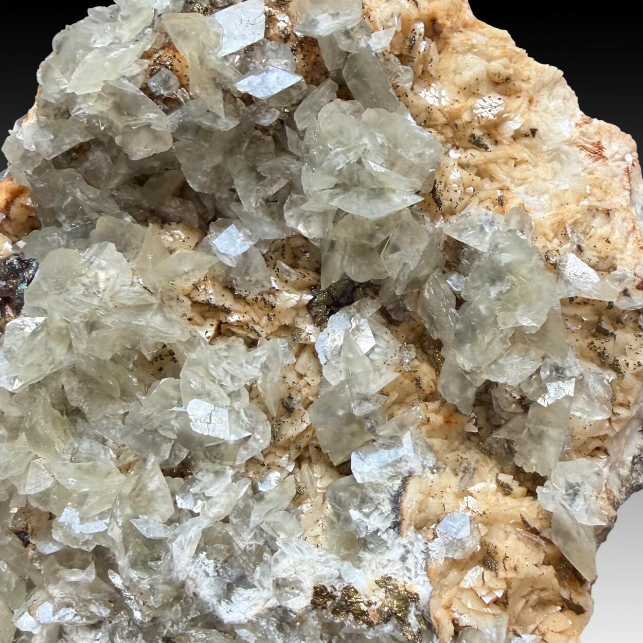 Calcite Dolomite & Chalcopyrite