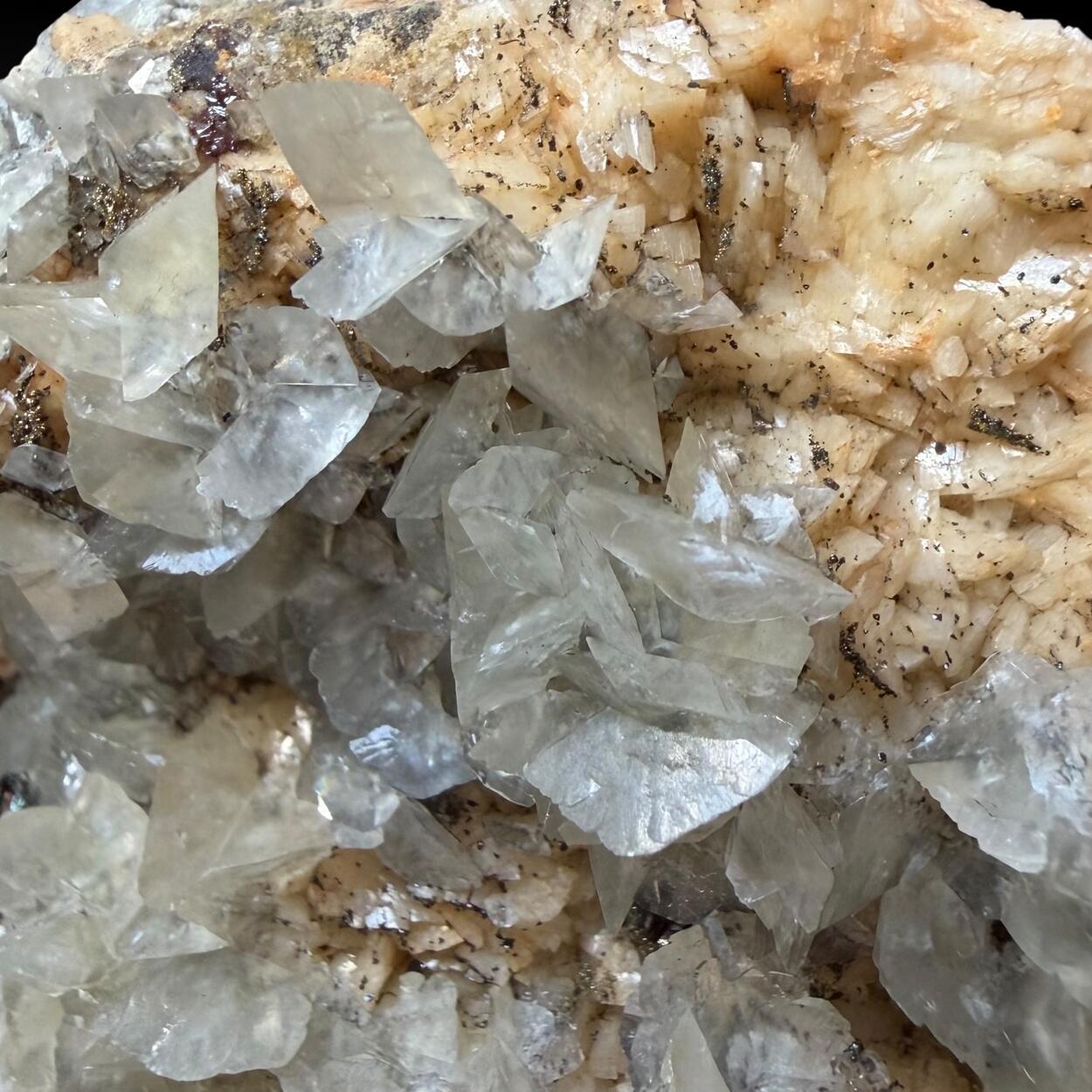 Calcite Dolomite & Chalcopyrite