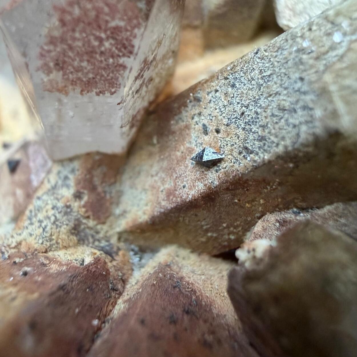 Quartz With Chlorite Inclusions & Anatase