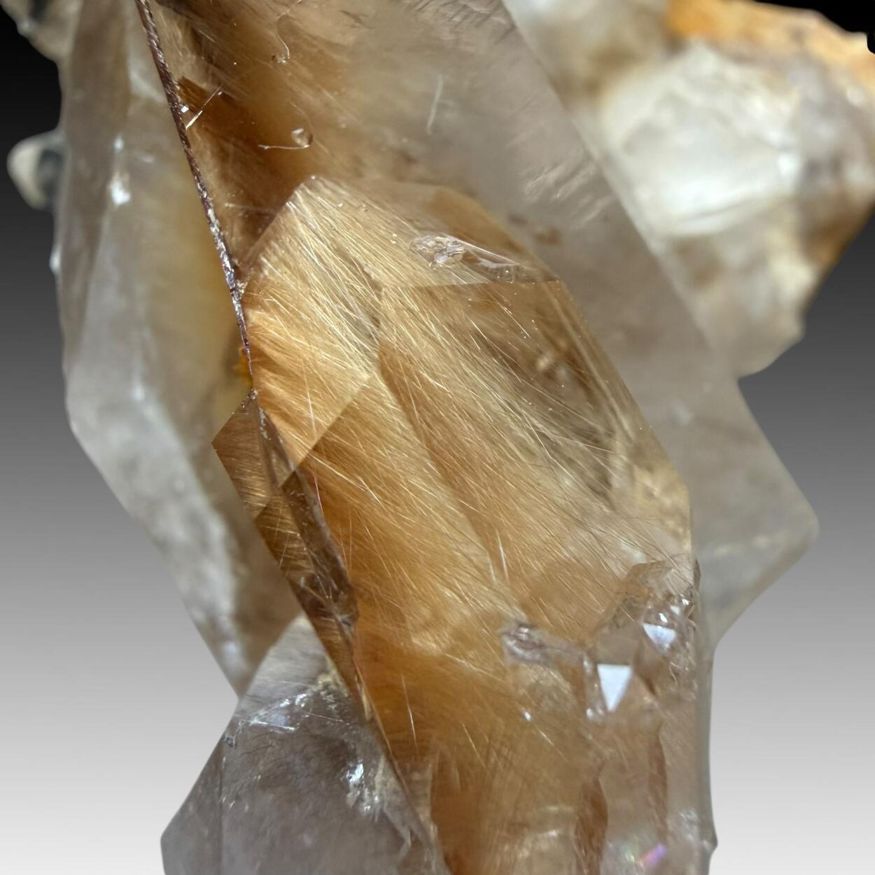 Quartz With Brookite Inclusions