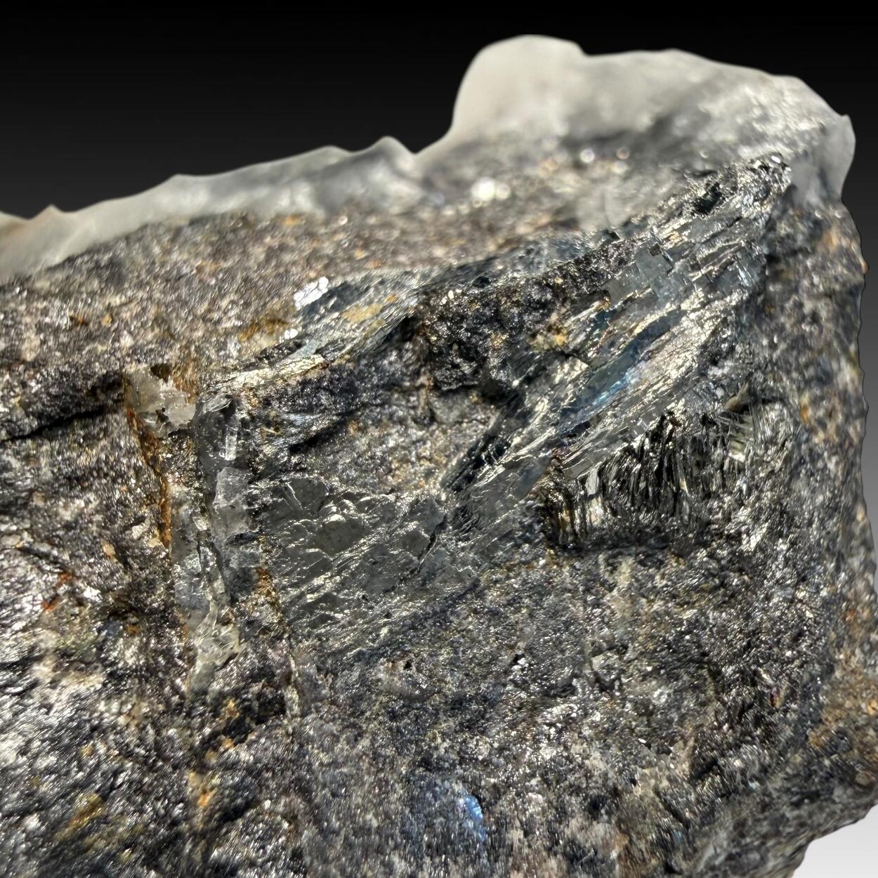 Native Bismuth With Bismuthinite