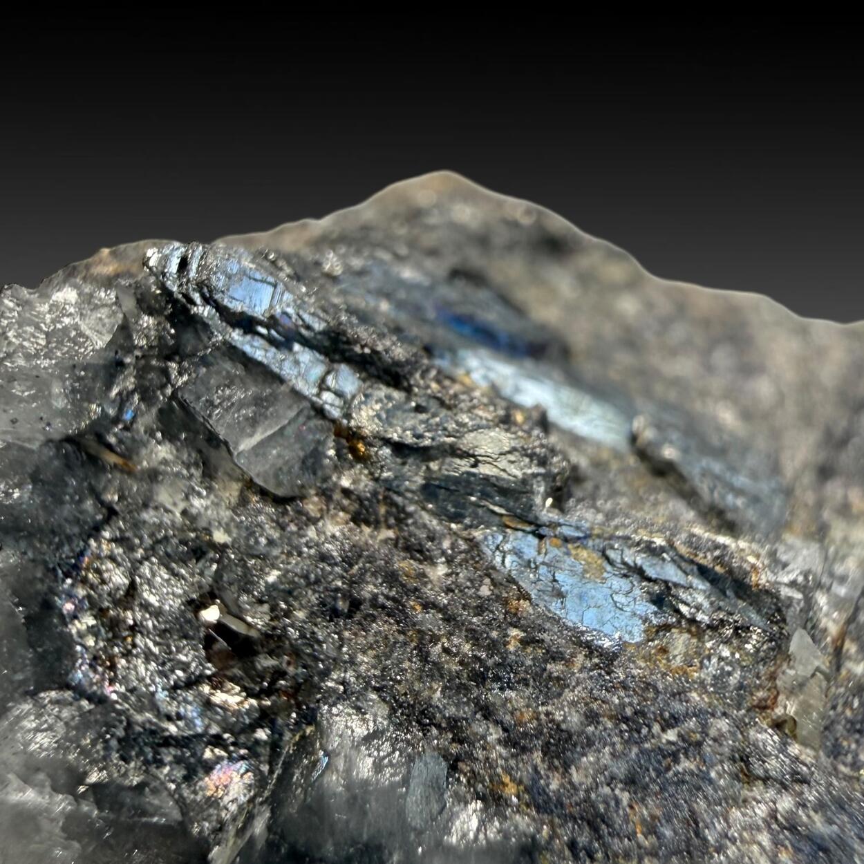Native Bismuth With Bismuthinite