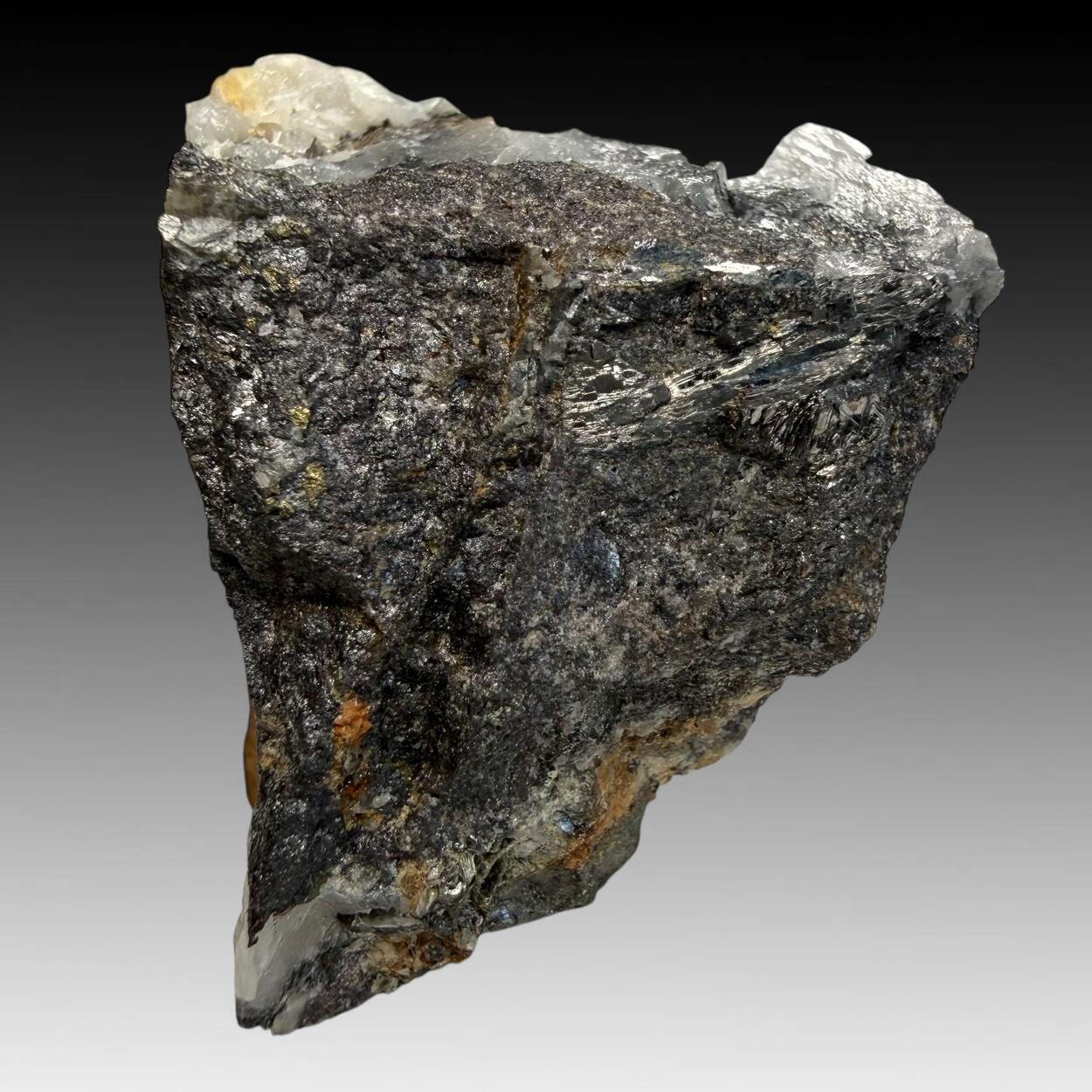 Native Bismuth With Bismuthinite